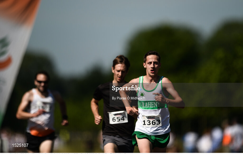 24 June 2018; Graham O'Dwyer, Raheny Shamrock A.C., during the Irish Runner 5 Mile at Phoenix Park in Dublin. Photo by Piaras Ó Mídheach/Sportsfile