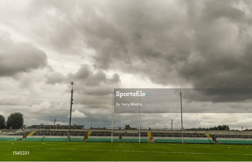 29 July 2018; A general view of Bord Na Mona O'Connor Park prior to the Electric Ireland GAA Football All-Ireland Minor Championship Quarter-Final between Galway and Clare at Bord Na Mona O'Connor Park in Tullamore, Co Offaly. Photo by Harry Murphy/Sportsfile