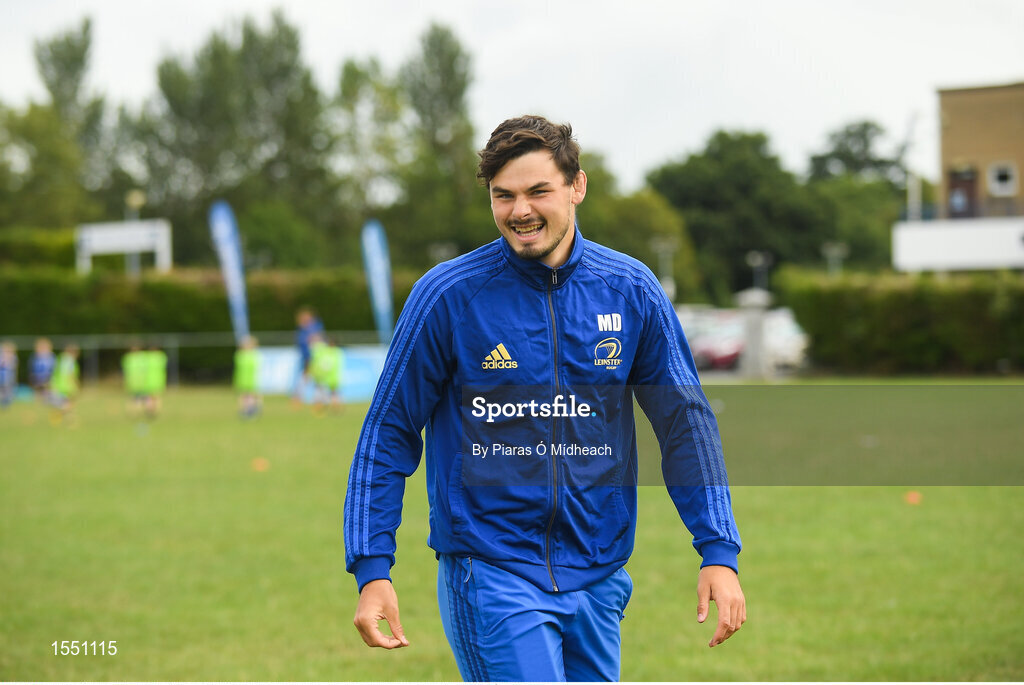 8 August 2018; Leinster player Max Deegan during the Bank of Ireland Leinster Rugby Summer Camp at Westmanstown RFC in Clonsilla, Dublin. Photo by Piaras Ó Mídheach/Sportsfile