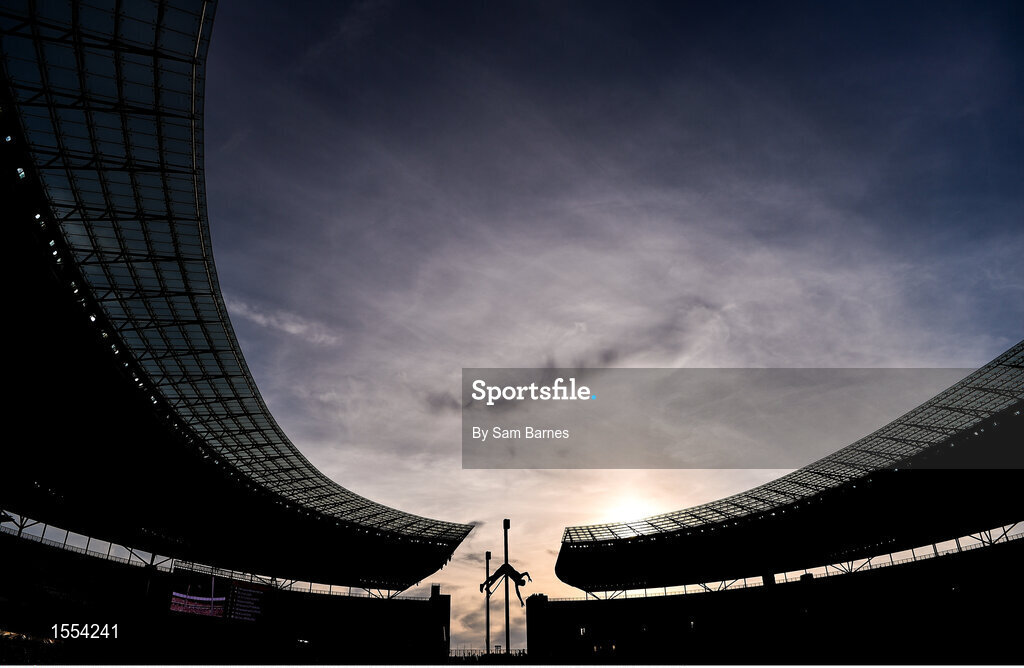 12 August 2018; Alioune Sene of France makes a clearance whilst competing in the Men's Pole Vault Final during Day 6 of the 2018 European Athletics Championships at The Olympic Stadium in Berlin, Germany. Photo by Sam Barnes/Sportsfile