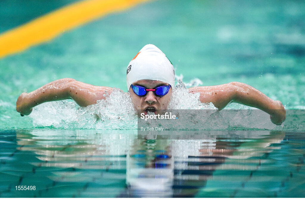 14 August 2018; Nicole Turner of Ireland competes in Heat 1 of the Women's 200m Individual Medley SM6 during day two of the World Para Swimming Allianz European Championships at the Sport Ireland National Aquatic Centre in Blanchardstown, Dublin. Photo by Seb Daly/Sportsfile