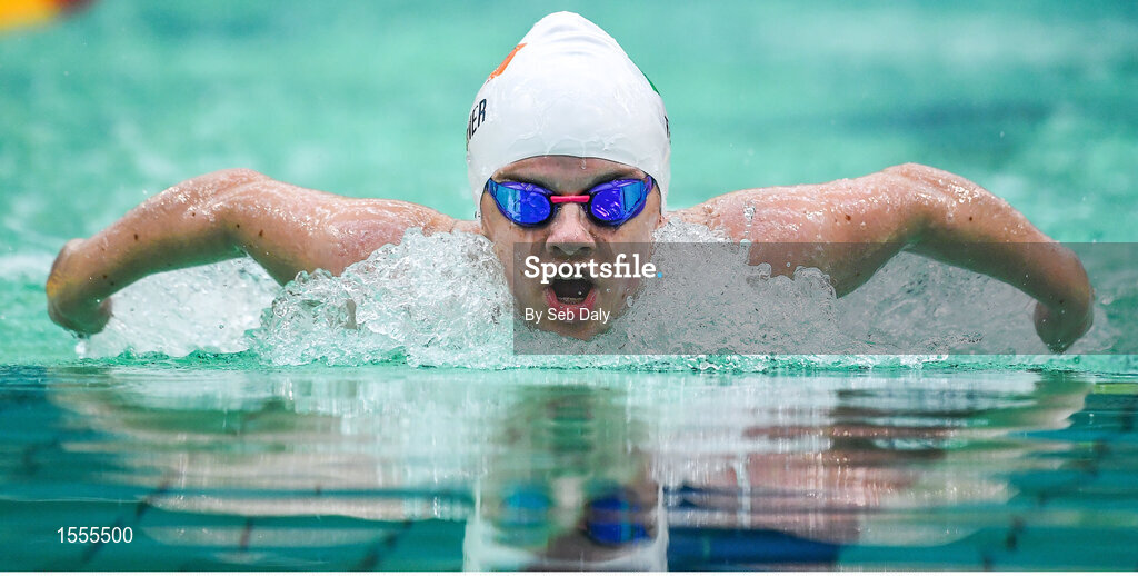 14 August 2018; Nicole Turner of Ireland competes in Heat 1 of the Women's 200m Individual Medley SM6 during day two of the World Para Swimming Allianz European Championships at the Sport Ireland National Aquatic Centre in Blanchardstown, Dublin. Photo by Seb Daly/Sportsfile