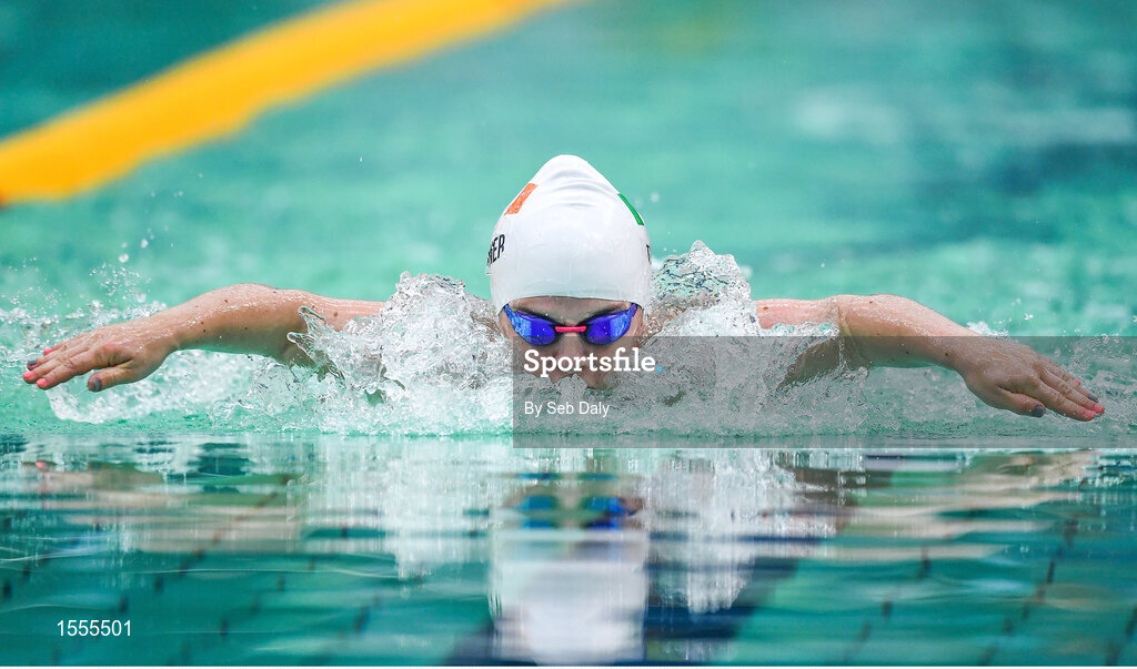 14 August 2018; Nicole Turner of Ireland competes in Heat 1 of the Women's 200m Individual Medley SM6 during day two of the World Para Swimming Allianz European Championships at the Sport Ireland National Aquatic Centre in Blanchardstown, Dublin. Photo by Seb Daly/Sportsfile