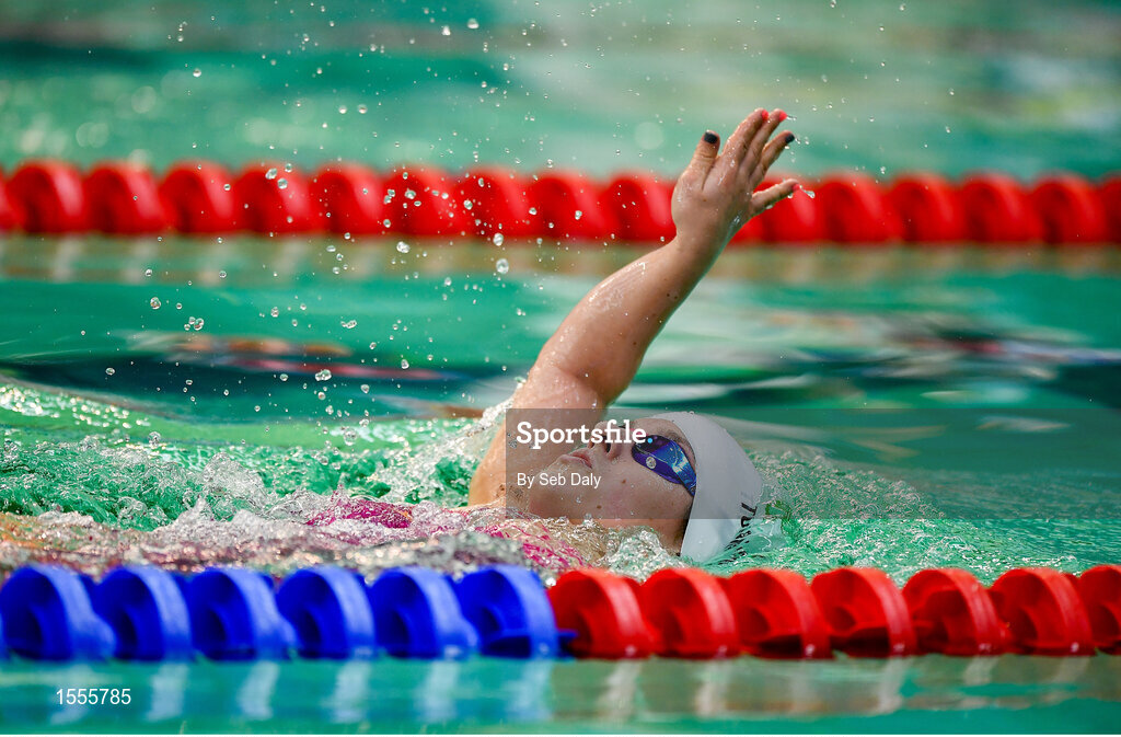 14 August 2018; Nicole Turner of Ireland competing in the Women's 200m Individual Medley SM6 Final event during day two of the World Para Swimming Allianz European Championships at the Sport Ireland National Aquatic Centre in Blanchardstown, Dublin. Photo by Seb Daly/Sportsfile