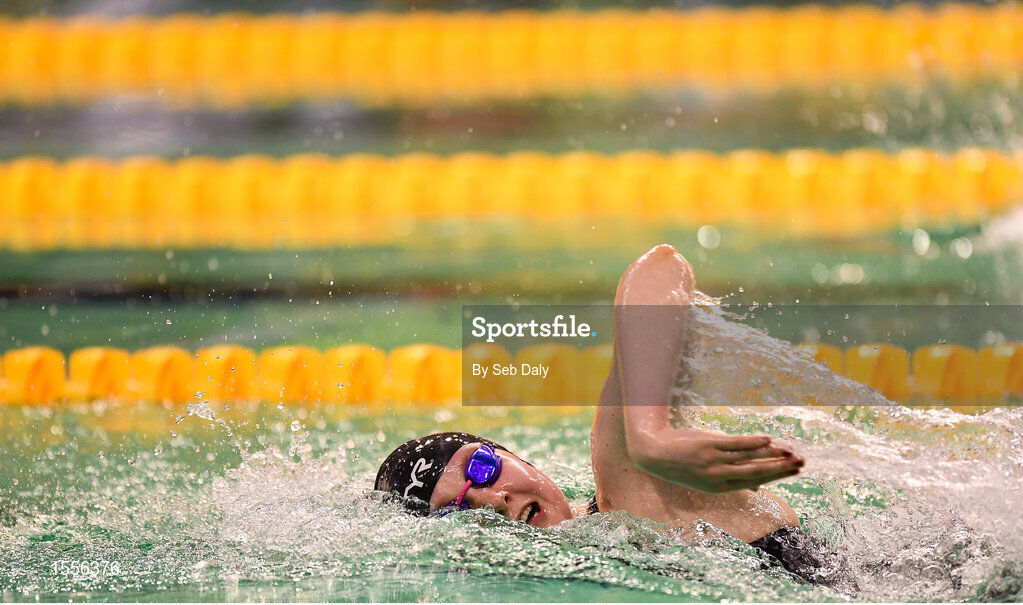15 August 2018; Zara Mullooly of Great Britain competes during the Women's 400m Freestyle S10 final event during day three of the World Para Swimming Allianz European Championships at the Sport Ireland National Aquatic Centre in Blanchardstown, Dublin. Photo by Seb Daly/Sportsfile