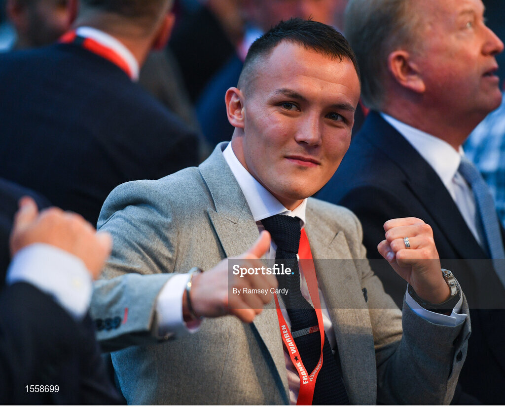18 August 2018;  Boxer Josh Warrington in attendance at the Windsor Park Fight Night at Windsor Park in Belfast. Photo by Ramsey Cardy/Sportsfile