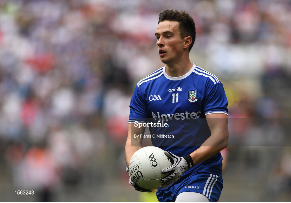 12 August 2018; Shane Carey of Monaghan during the GAA Football All-Ireland Senior Championship semi-final match between Monaghan and Tyrone at Croke Park in Dublin. Photo by Piaras Ó Mídheach/Sportsfile