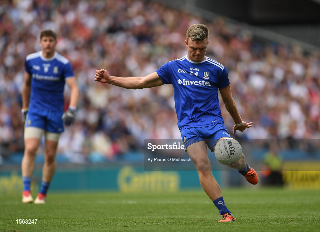 12 August 2018; Conor McCarthy of Monaghan during the GAA Football All-Ireland Senior Championship semi-final match between Monaghan and Tyrone at Croke Park in Dublin. Photo by Piaras Ó Mídheach/Sportsfile