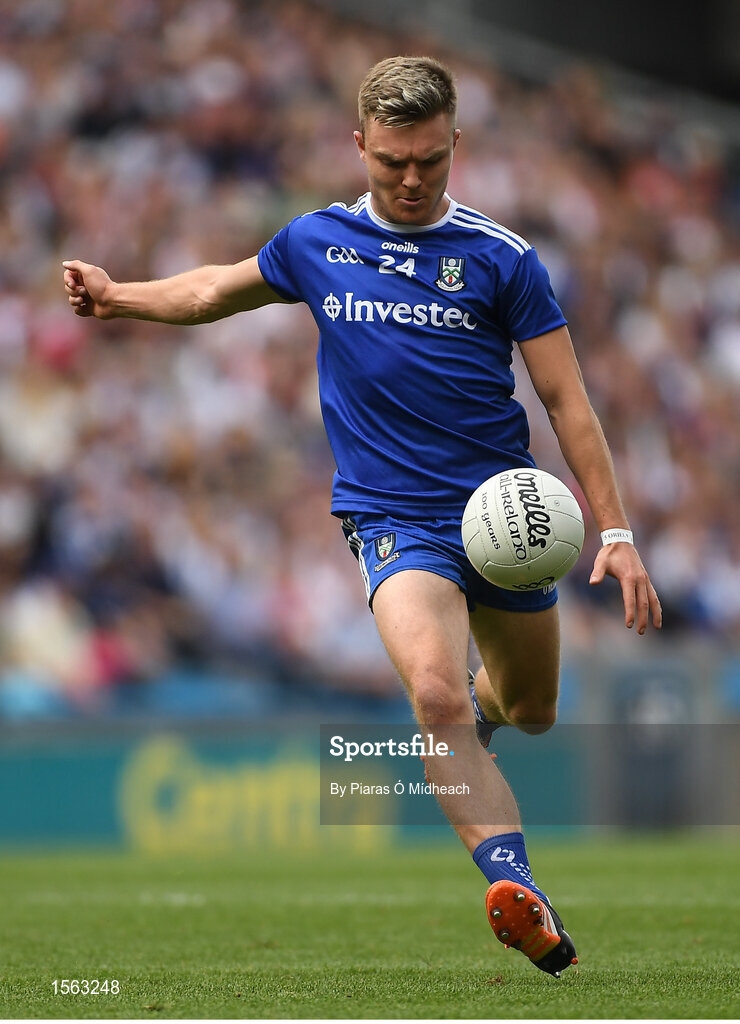 12 August 2018; Conor McCarthy of Monaghan during the GAA Football All-Ireland Senior Championship semi-final match between Monaghan and Tyrone at Croke Park in Dublin. Photo by Piaras Ó Mídheach/Sportsfile