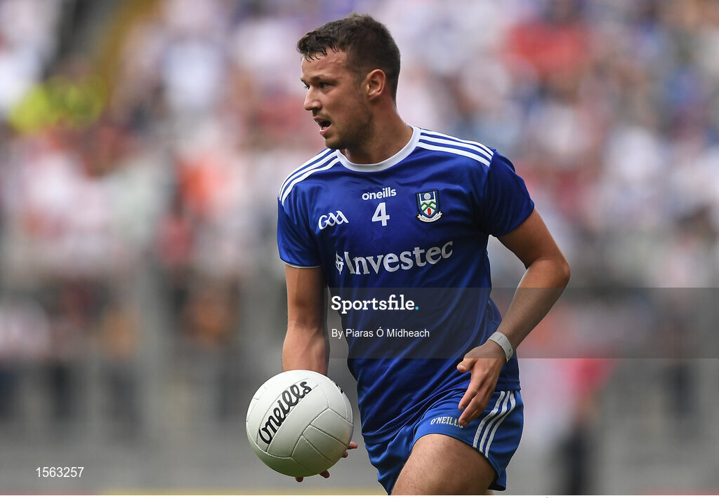 12 August 2018; Ryan Wylie of Monaghan during the GAA Football All-Ireland Senior Championship semi-final match between Monaghan and Tyrone at Croke Park in Dublin. Photo by Piaras Ó Mídheach/Sportsfile