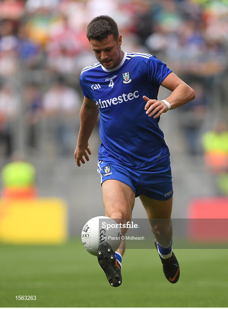 12 August 2018; Ryan Wylie of Monaghan during the GAA Football All-Ireland Senior Championship semi-final match between Monaghan and Tyrone at Croke Park in Dublin. Photo by Piaras Ó Mídheach/Sportsfile