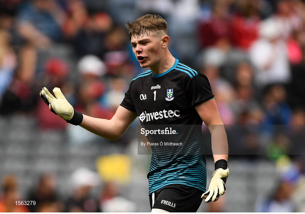 12 August 2018; Ryan Farrelly of Monaghan during the Electric Ireland GAA Football All-Ireland Minor Championship semi-final match between Kerry and Monaghan at Croke Park in Dublin. Photo by Piaras Ó Mídheach/Sportsfile
