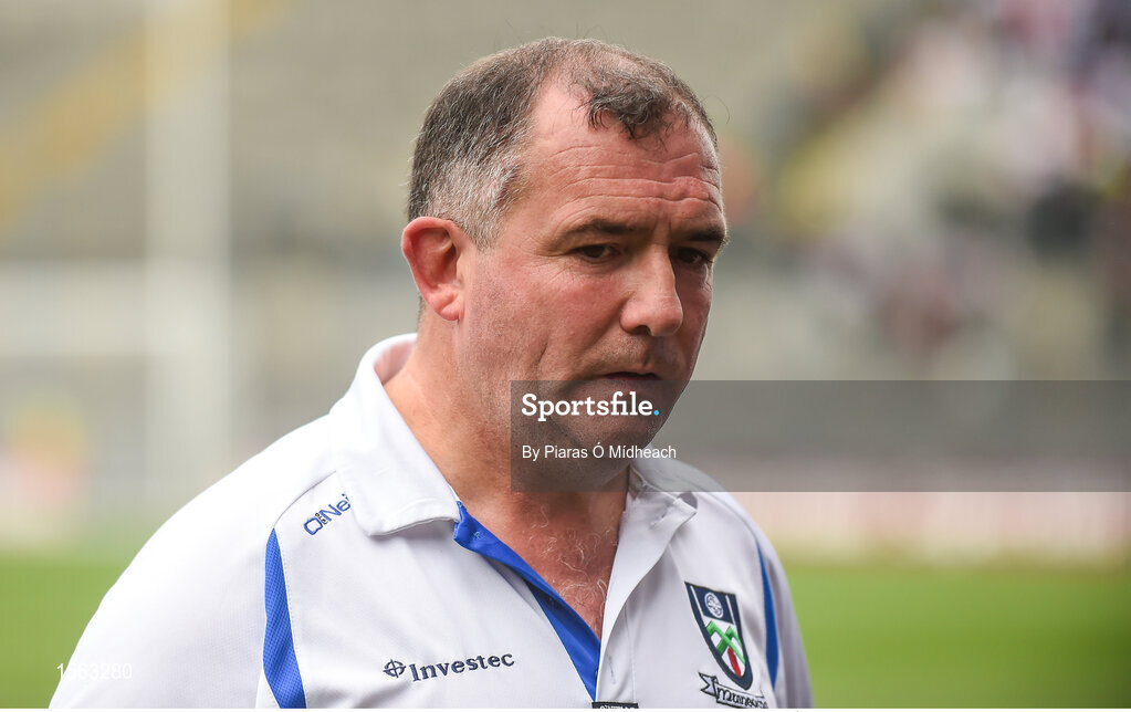 12 August 2018; Monaghan manager Séamus McEnaney after the Electric Ireland GAA Football All-Ireland Minor Championship semi-final match between Kerry and Monaghan at Croke Park in Dublin. Photo by Piaras Ó Mídheach/Sportsfile
