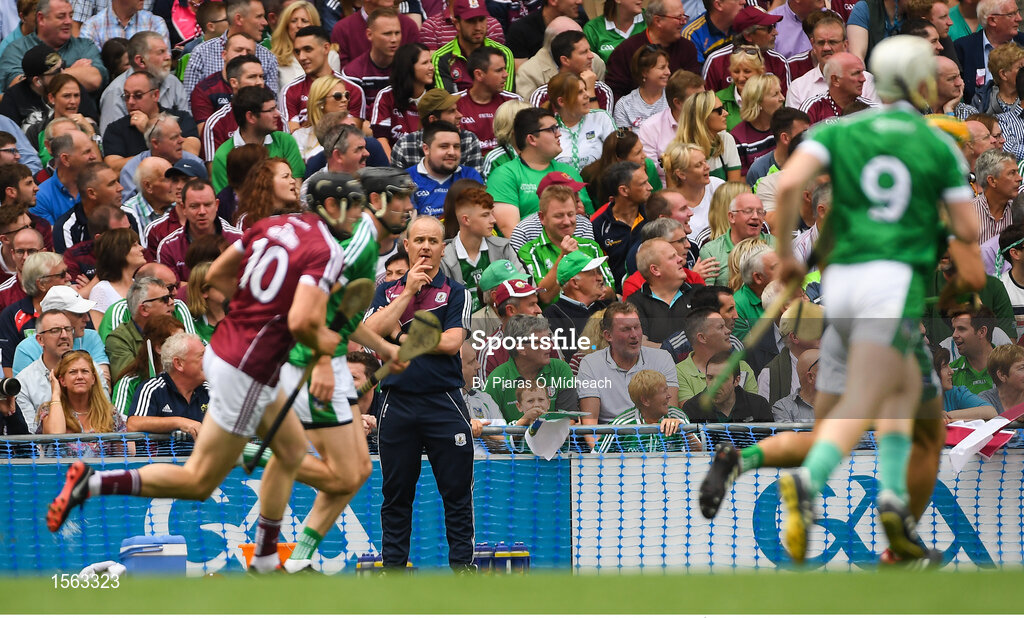 19 August 2018; Galway manager Micheál Donoghue during the GAA Hurling All-Ireland Senior Championship Final match between Galway and Limerick at Croke Park in Dublin. Photo by Piaras Ó Mídheach/Sportsfile