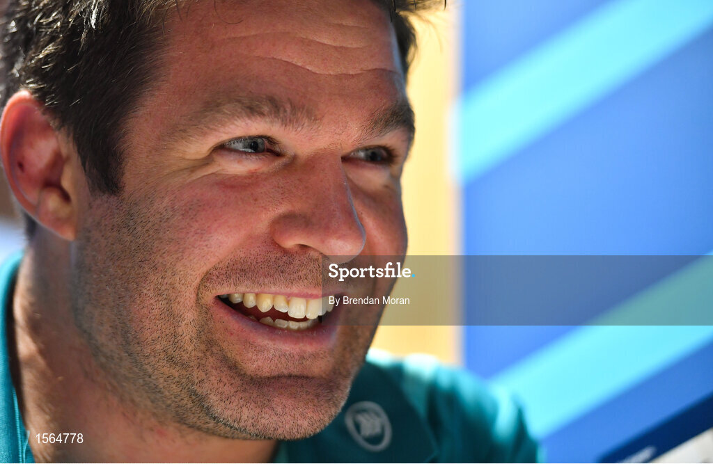 27 August 2018; Billy Holland during a Munster rugby press conference at the University of Limerick in Limerick. Photo by Brendan Moran/Sportsfile