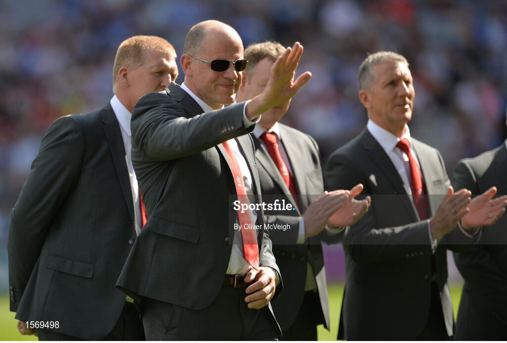 2 September 2018; Anthony Tohill of the Derry 1993 All-Ireland winning team who were honoured prior to the GAA Football All-Ireland Senior Championship Final match between Dublin and Tyrone at Croke Park in Dublin. Photo by Oliver McVeigh/Sportsfile