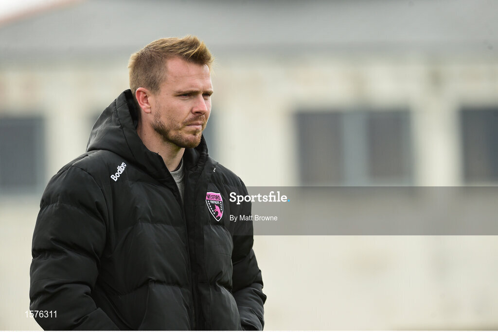15 September 2018; Wexford Youths manager Tom Elmes during the Continental Tyres Women’s National League Cup Final between Wexford Youths at Peamount United at Ferrcarrig Park in Wexford. Photo by Matt Browne/Sportsfile