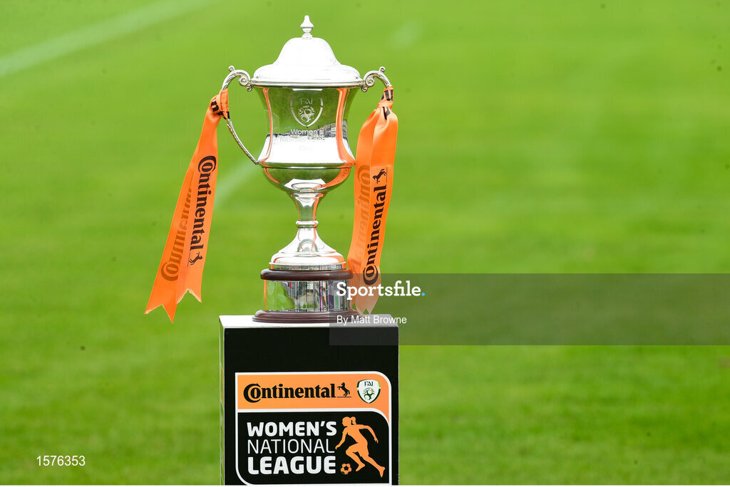 15 September 2018; The League Cup before the Continental Tyres Women’s National League Cup Final between Wexford Youths at Peamount United at Ferrcarrig Park in Wexford. Photo by Matt Browne/Sportsfile