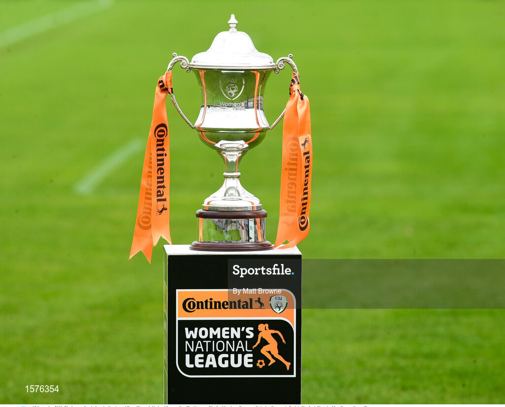15 September 2018; The League Cup before the Continental Tyres Women’s National League Cup Final between Wexford Youths at Peamount United at Ferrcarrig Park in Wexford. Photo by Matt Browne/Sportsfile