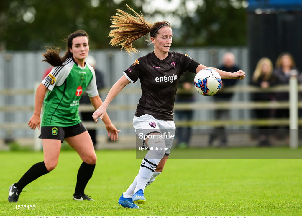 15 September 2018; Kylie Murphy of Wexford Youths during the Continental Tyres Women’s National League Cup Final between Wexford Youths at Peamount United at Ferrcarrig Park in Wexford. Photo by Matt Browne/Sportsfile