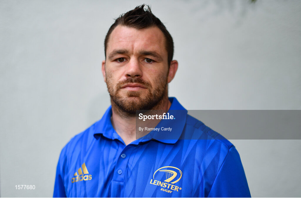 17 September 2018; Cian Healy poses for a portrait following a Leinster Rugby press conference at Leinster Rugby Headquarters in Dublin. Photo by Ramsey Cardy/Sportsfile