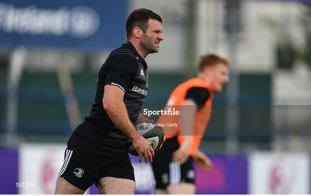 17 September 2018; Fergus McFadden during Leinster Rugby squad training at Energia Park in Donnybrook, Dublin. Photo by Ramsey Cardy/Sportsfile