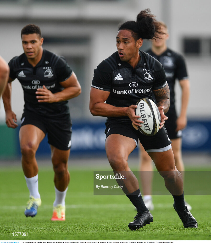 17 September 2018; Joe Tomane during Leinster Rugby squad training at Energia Park in Donnybrook, Dublin. Photo by Ramsey Cardy/Sportsfile