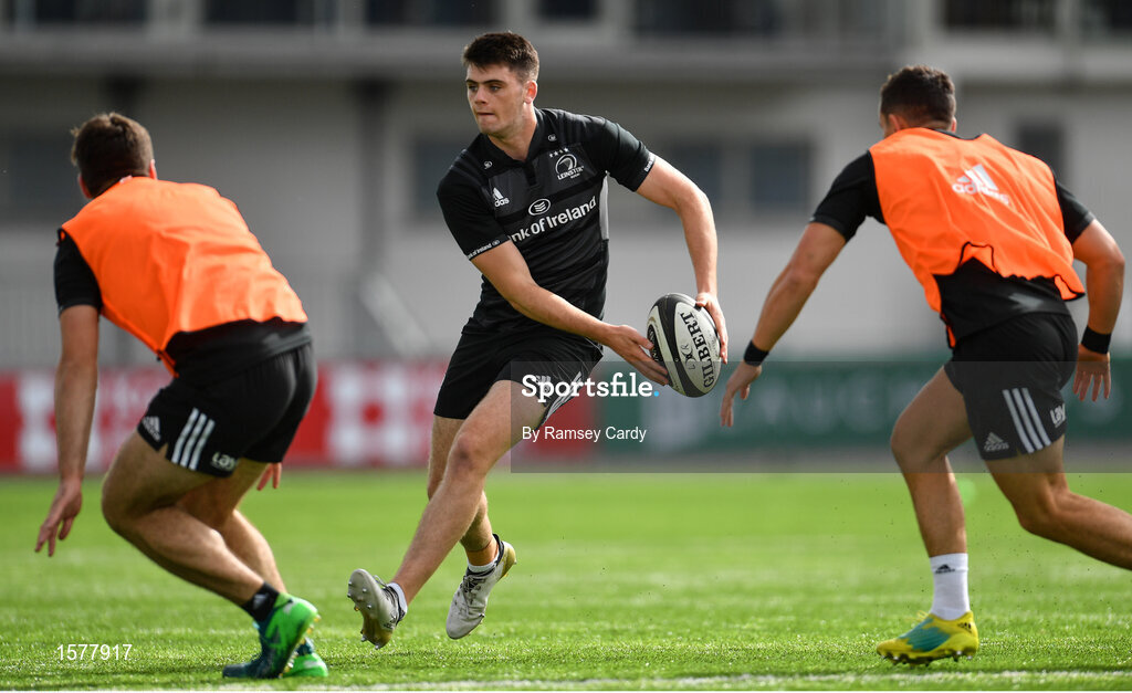 17 September 2018; Harry Byrne during Leinster Rugby squad training at Energia Park in Donnybrook, Dublin. Photo by Ramsey Cardy/Sportsfile