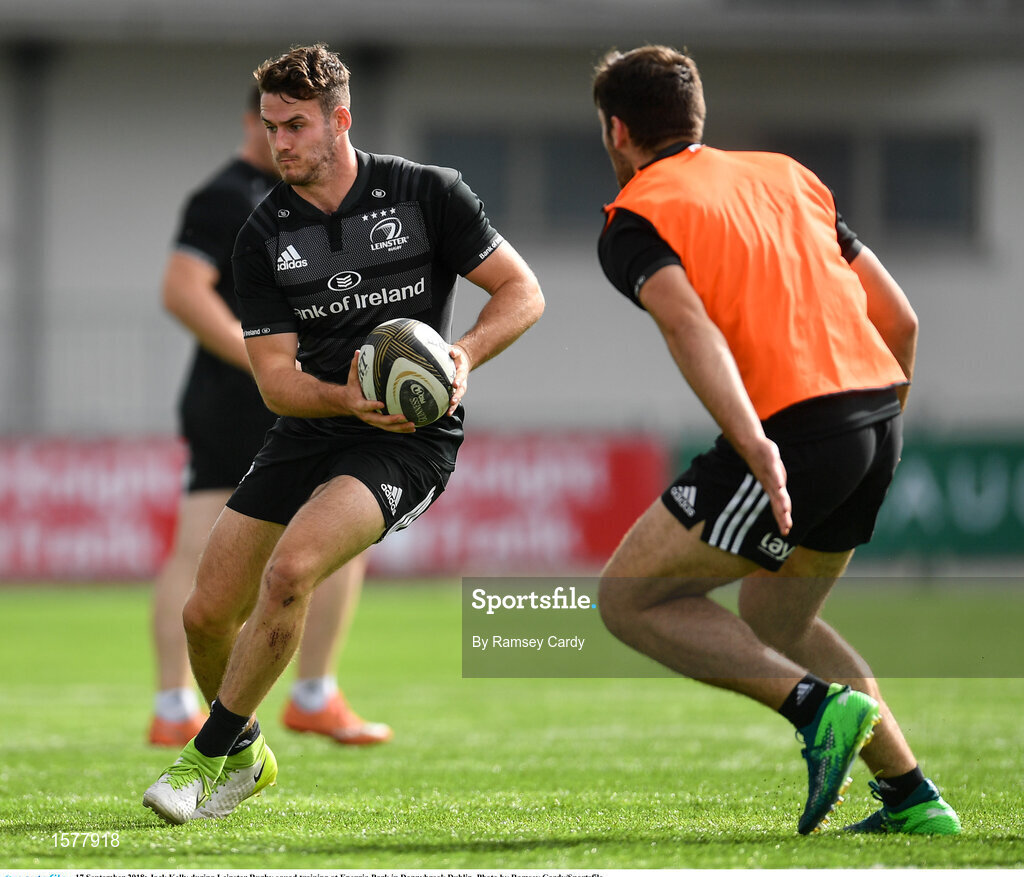 17 September 2018; Jack Kelly during Leinster Rugby squad training at Energia Park in Donnybrook, Dublin. Photo by Ramsey Cardy/Sportsfile