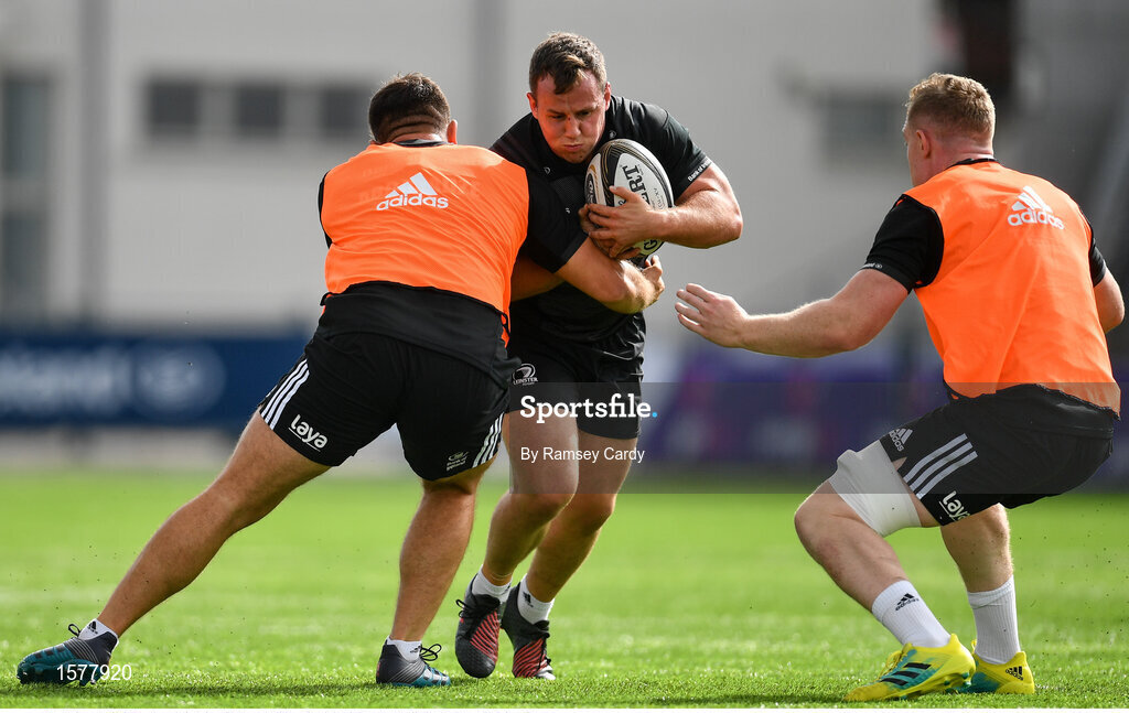 17 September 2018; Bryan Byrne during Leinster Rugby squad training at Energia Park in Donnybrook, Dublin. Photo by Ramsey Cardy/Sportsfile