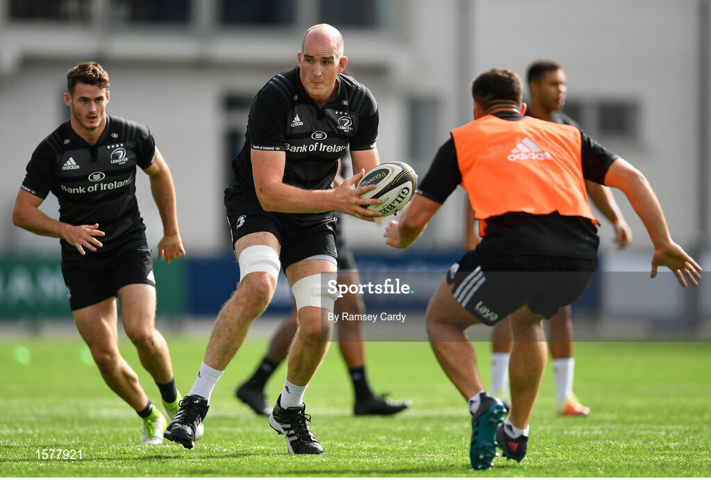 17 September 2018; Devin Toner during Leinster Rugby squad training at Energia Park in Donnybrook, Dublin. Photo by Ramsey Cardy/Sportsfile