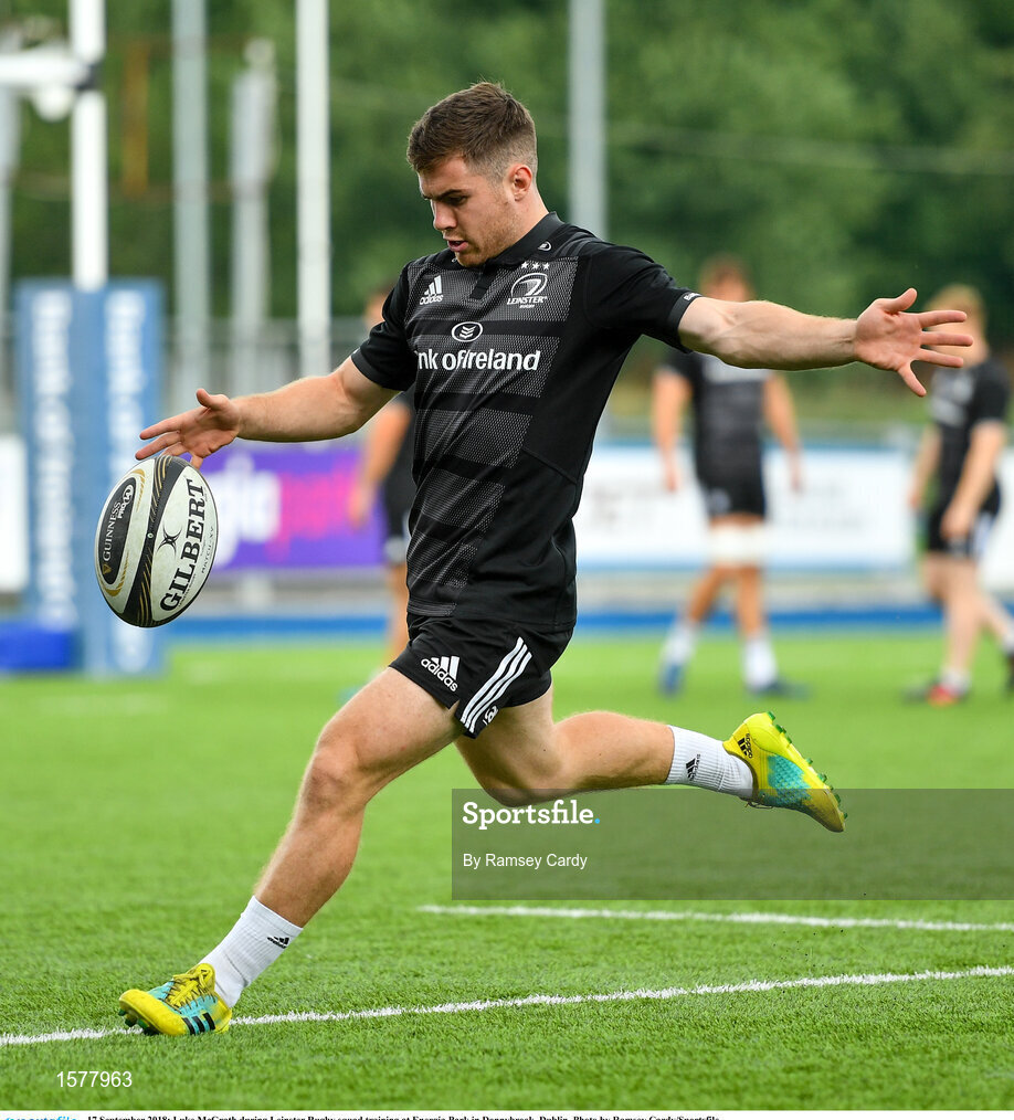 17 September 2018; Luke McGrath during Leinster Rugby squad training at Energia Park in Donnybrook, Dublin. Photo by Ramsey Cardy/Sportsfile