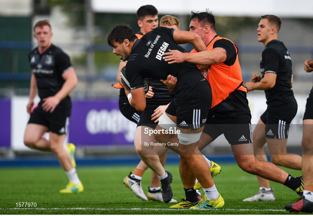 17 September 2018; Max Deegan during Leinster Rugby squad training at Energia Park in Donnybrook, Dublin. Photo by Ramsey Cardy/Sportsfile