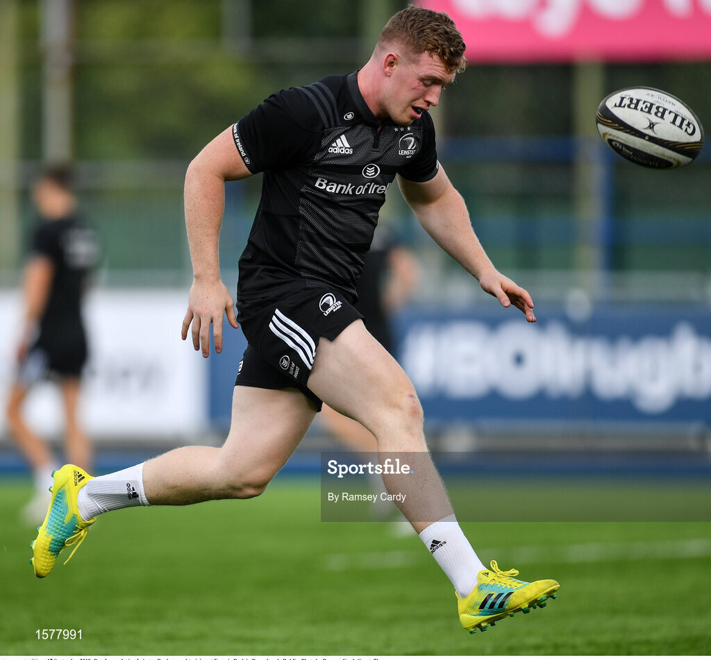 17 September 2018; Dan Leavy during Leinster Rugby squad training at Energia Park in Donnybrook, Dublin. Photo by Ramsey Cardy/Sportsfile