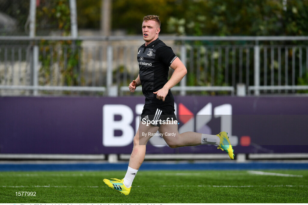 17 September 2018; Dan Leavy during Leinster Rugby squad training at Energia Park in Donnybrook, Dublin. Photo by Ramsey Cardy/Sportsfile