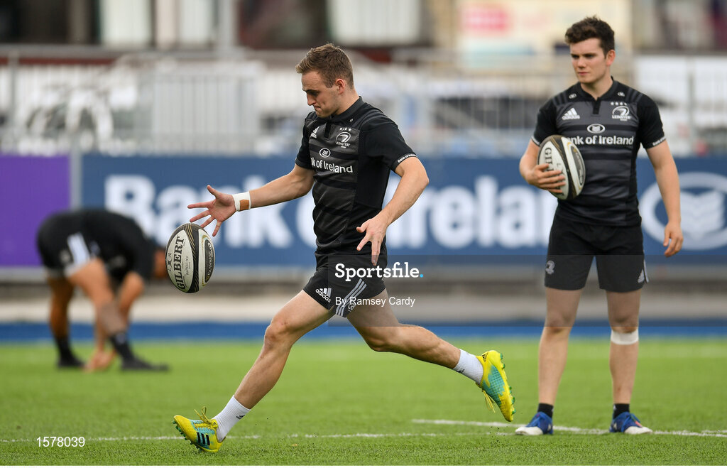 17 September 2018; Nick McCarthy during Leinster Rugby squad training at Energia Park in Donnybrook, Dublin. Photo by Ramsey Cardy/Sportsfile