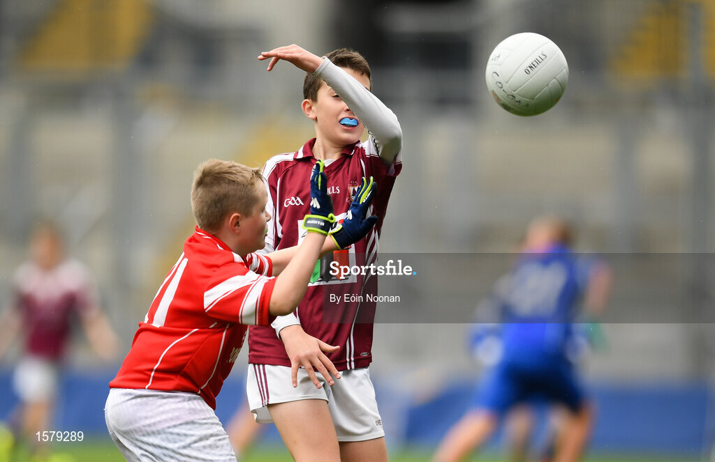 22 September 2018; Action from the game between Padraig Pearses, Co. Galway,  and Annaghdown, Co. Galway during the Littlewoods Ireland Connacht Provincial Days Go Games in Croke Park. This year over6,000 boys and girls aged between six and eleven represented their clubs in a series of mini blitzes and – just like their heroes – got to play in Croke Park. For exclusive content and behind the scenes action follow Littlewoods Ireland on Facebook, Instagram, Twitter and https://blog.littlewoodsireland.ie/ Photo by Eóin Noonan/Sportsfile
