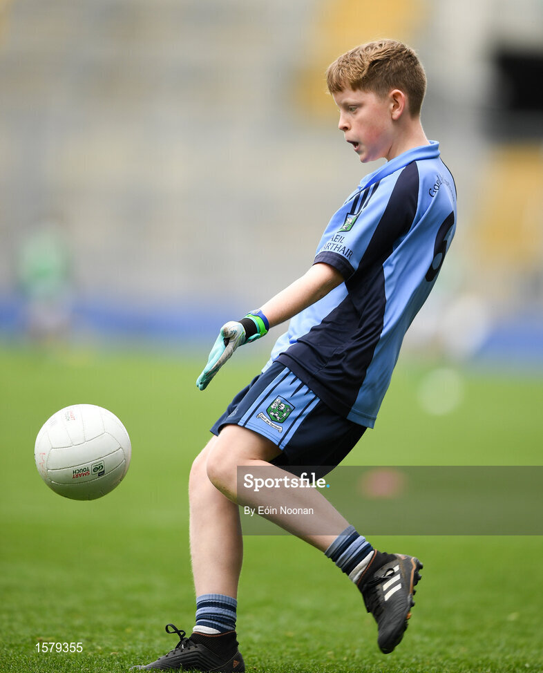 22 September 2018; Colin Drury of Western Gaels, Co. Sligo during the Littlewoods Ireland Connacht Provincial Days Go Games in Croke Park. This year over 6,000 boys and girls aged between six and eleven represented their clubs in a series of mini blitzes and – just like their heroes – got to play in Croke Park. For exclusive content and behind the scenes action follow Littlewoods Ireland on Facebook, Instagram, Twitter and https://blog.littlewoodsireland.ie/ Photo by Eóin Noonan/Sportsfile