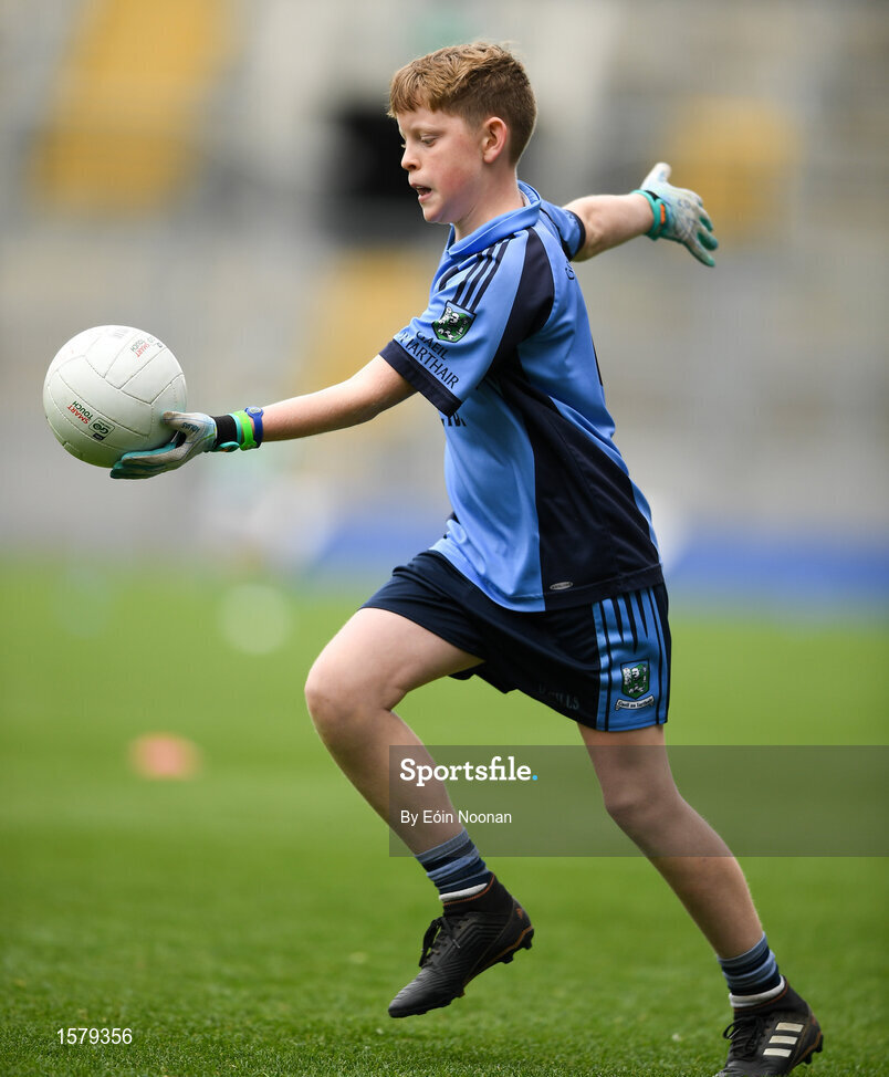 22 September 2018; Colin Drury of Western Gaels, Co. Sligo during the Littlewoods Ireland Connacht Provincial Days Go Games in Croke Park. This year over 6,000 boys and girls aged between six and eleven represented their clubs in a series of mini blitzes and – just like their heroes – got to play in Croke Park. For exclusive content and behind the scenes action follow Littlewoods Ireland on Facebook, Instagram, Twitter and https://blog.littlewoodsireland.ie/ Photo by Eóin Noonan/Sportsfile