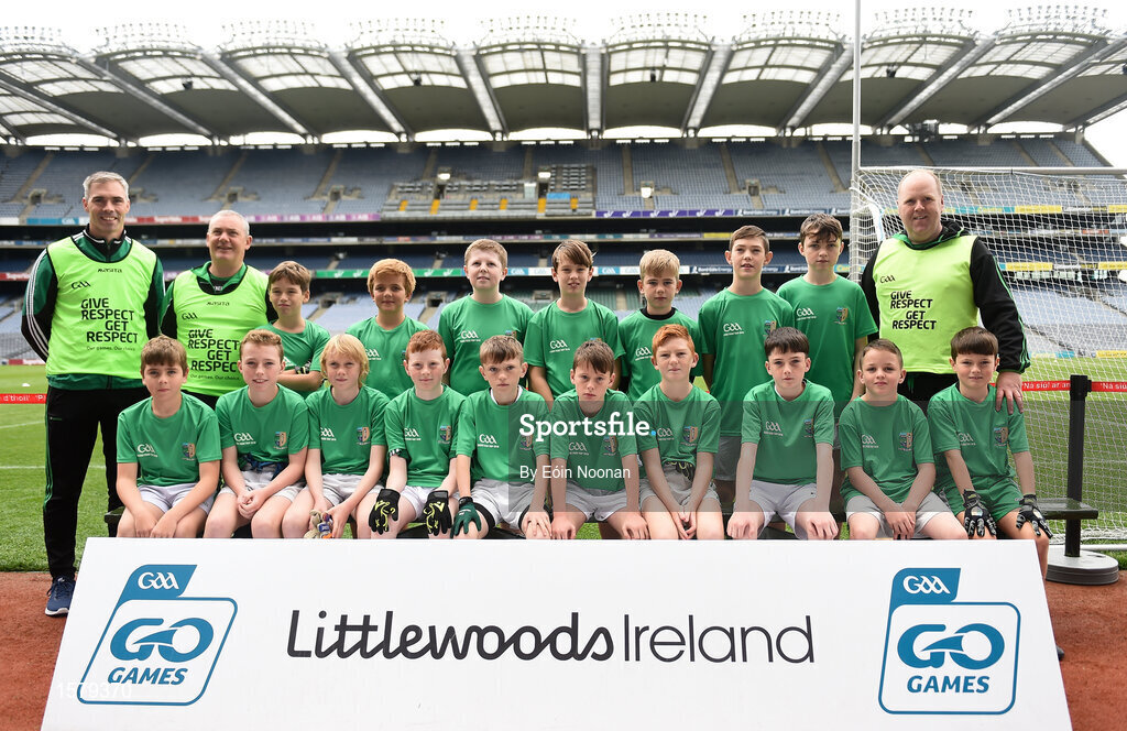 22 September 2018; St. Molaise Gaels, Co. Sligo during the Littlewoods Ireland Connacht Provincial Days Go Games in Croke Park. This year over 6,000 boys and girls aged between six and eleven represented their clubs in a series of mini blitzes and – just like their heroes – got to play in Croke Park. For exclusive content and behind the scenes action follow Littlewoods Ireland on Facebook, Instagram, Twitter and https://blog.littlewoodsireland.ie/ Photo by Eóin Noonan/Sportsfile