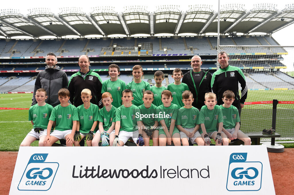 22 September 2018; St. Molaise Gaels, Co. Sligo during the Littlewoods Ireland Connacht Provincial Days Go Games in Croke Park. This year over 6,000 boys and girls aged between six and eleven represented their clubs in a series of mini blitzes and – just like their heroes – got to play in Croke Park. For exclusive content and behind the scenes action follow Littlewoods Ireland on Facebook, Instagram, Twitter and https://blog.littlewoodsireland.ie/ Photo by Eóin Noonan/Sportsfile