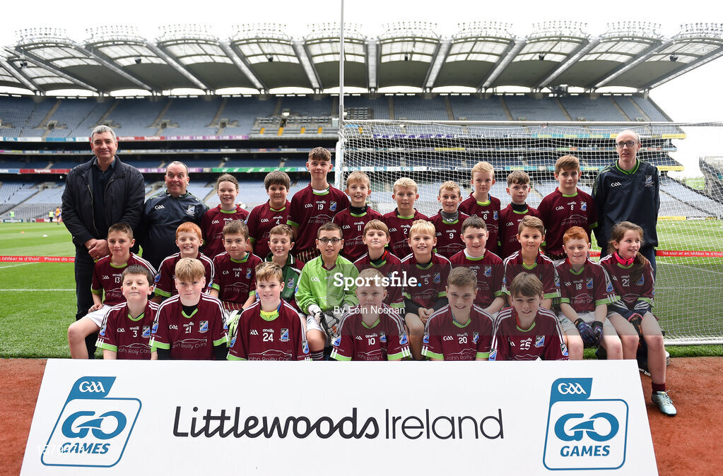 22 September 2018; Shrule Glencorrib, Co Mayo, during the Littlewoods Ireland Connacht Provincial Days Go Games in Croke Park. This year over 6,000 boys and girls aged between six and eleven represented their clubs in a series of mini blitzes and – just like their heroes – got to play in Croke Park. For exclusive content and behind the scenes action follow Littlewoods Ireland on Facebook, Instagram, Twitter and https://blog.littlewoodsireland.ie/ Photo by Eóin Noonan/Sportsfile