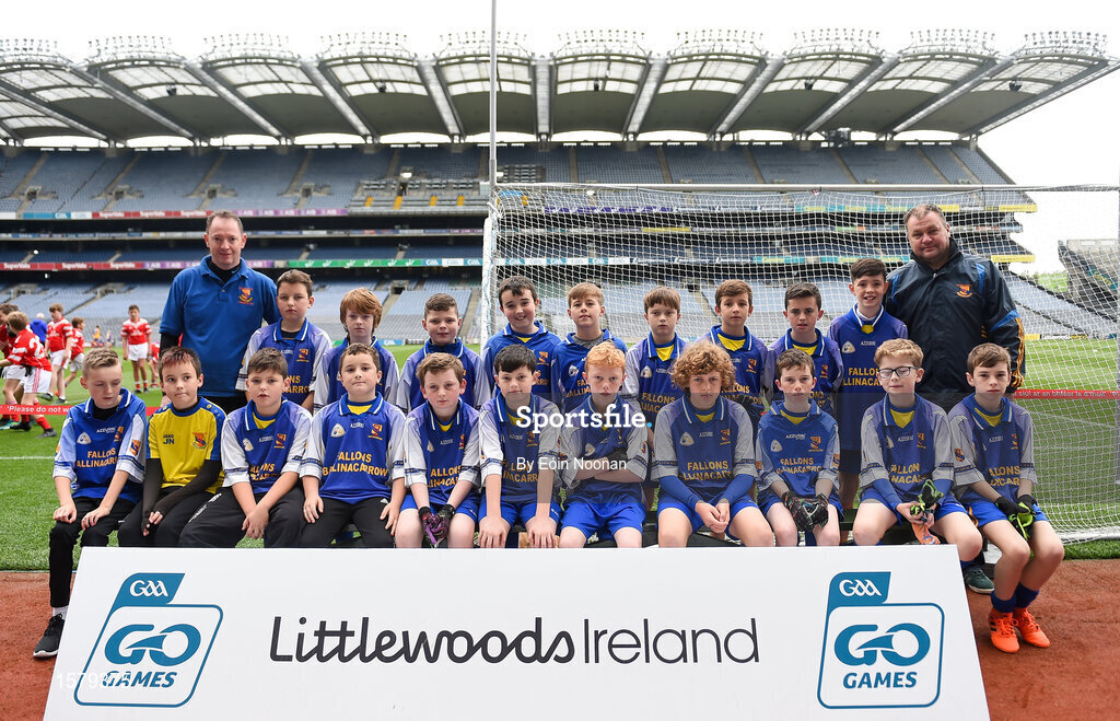 22 September 2018; Owenmore Gaels, Co. Sligo during the Littlewoods Ireland Connacht Provincial Days Go Games in Croke Park. This year over 6,000 boys and girls aged between six and eleven represented their clubs in a series of mini blitzes and – just like their heroes – got to play in Croke Park. For exclusive content and behind the scenes action follow Littlewoods Ireland on Facebook, Instagram, Twitter and https://blog.littlewoodsireland.ie/ Photo by Eóin Noonan/Sportsfile