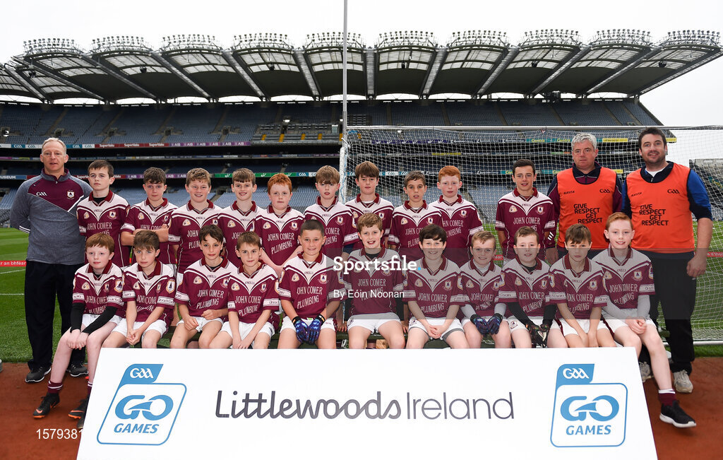 22 September 2018; Annaghdown, Co. Galway during the Littlewoods Ireland Connacht Provincial Days Go Games in Croke Park. This year over 6,000 boys and girls aged between six and eleven represented their clubs in a series of mini blitzes and – just like their heroes – got to play in Croke Park. For exclusive content and behind the scenes action follow Littlewoods Ireland on Facebook, Instagram, Twitter and https://blog.littlewoodsireland.ie/ Photo by Eóin Noonan/Sportsfile