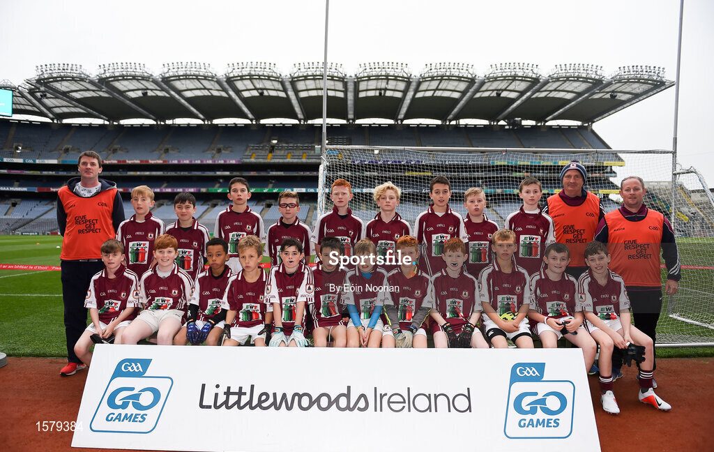 22 September 2018; Annaghdown, Co. Galway during the Littlewoods Ireland Connacht Provincial Days Go Games in Croke Park. This year over 6,000 boys and girls aged between six and eleven represented their clubs in a series of mini blitzes and – just like their heroes – got to play in Croke Park. For exclusive content and behind the scenes action follow Littlewoods Ireland on Facebook, Instagram, Twitter and https://blog.littlewoodsireland.ie/ Photo by Eóin Noonan/Sportsfile