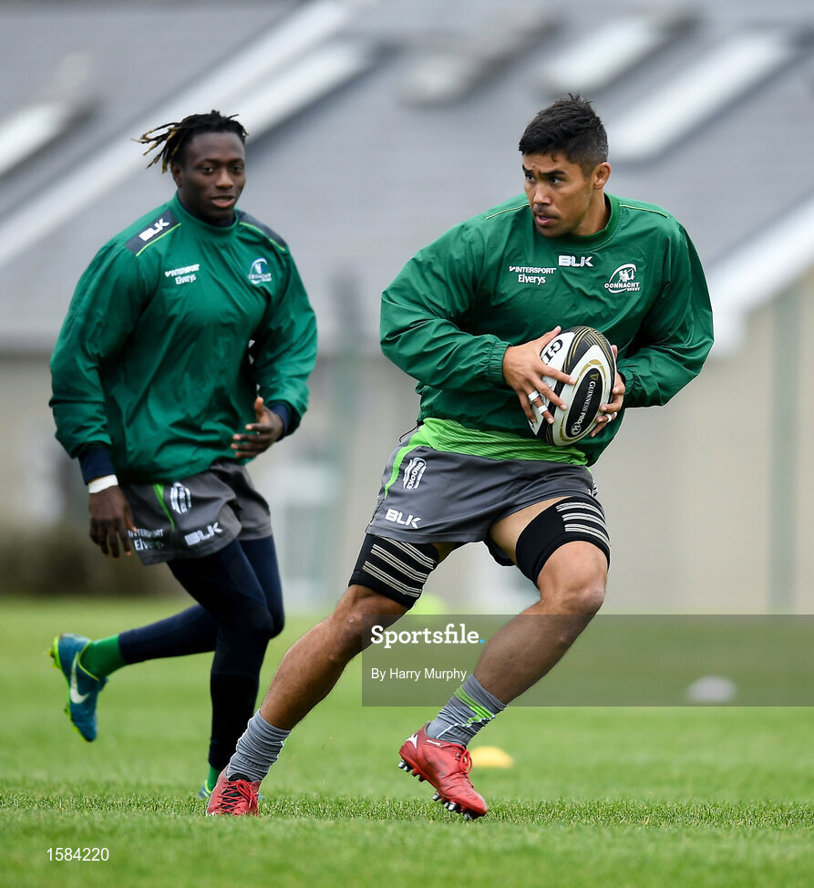2 October 2018; Jarrad Butler during Connacht Rugby squad training at the Sportsground in Galway. Photo by Harry Murphy/Sportsfile