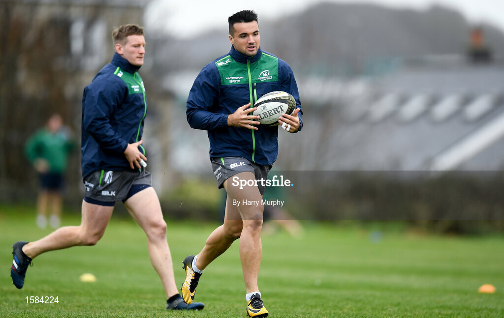 2 October 2018; Cian Kelleher during Connacht Rugby squad training at the Sportsground in Galway. Photo by Harry Murphy/Sportsfile