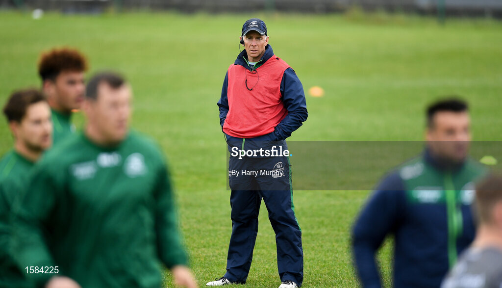 2 October 2018; Connacht head coach Andy Friend during Connacht Rugby squad training at the Sportsground in Galway. Photo by Harry Murphy/Sportsfile