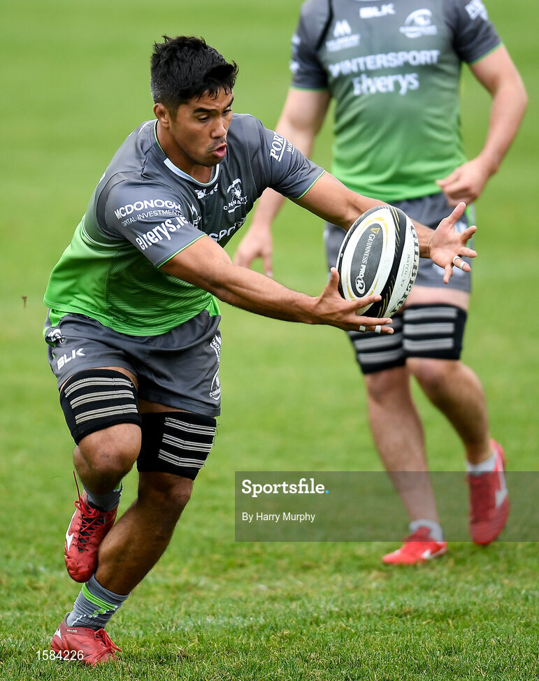 2 October 2018; Jarrad Butler during Connacht Rugby squad training at the Sportsground in Galway. Photo by Harry Murphy/Sportsfile