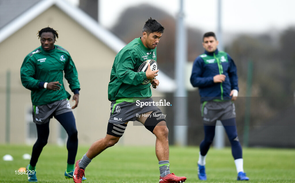 2 October 2018; Jarrad Butler during Connacht Rugby squad training at the Sportsground in Galway. Photo by Harry Murphy/Sportsfile